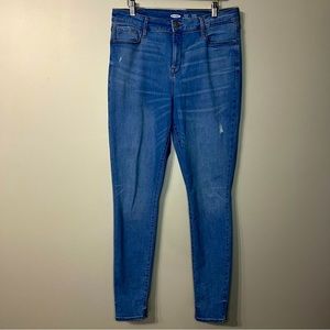 #195 Old Navy Rockstar Super Skinny High-Rise Tall Jeans with Secret-Slim Pocket